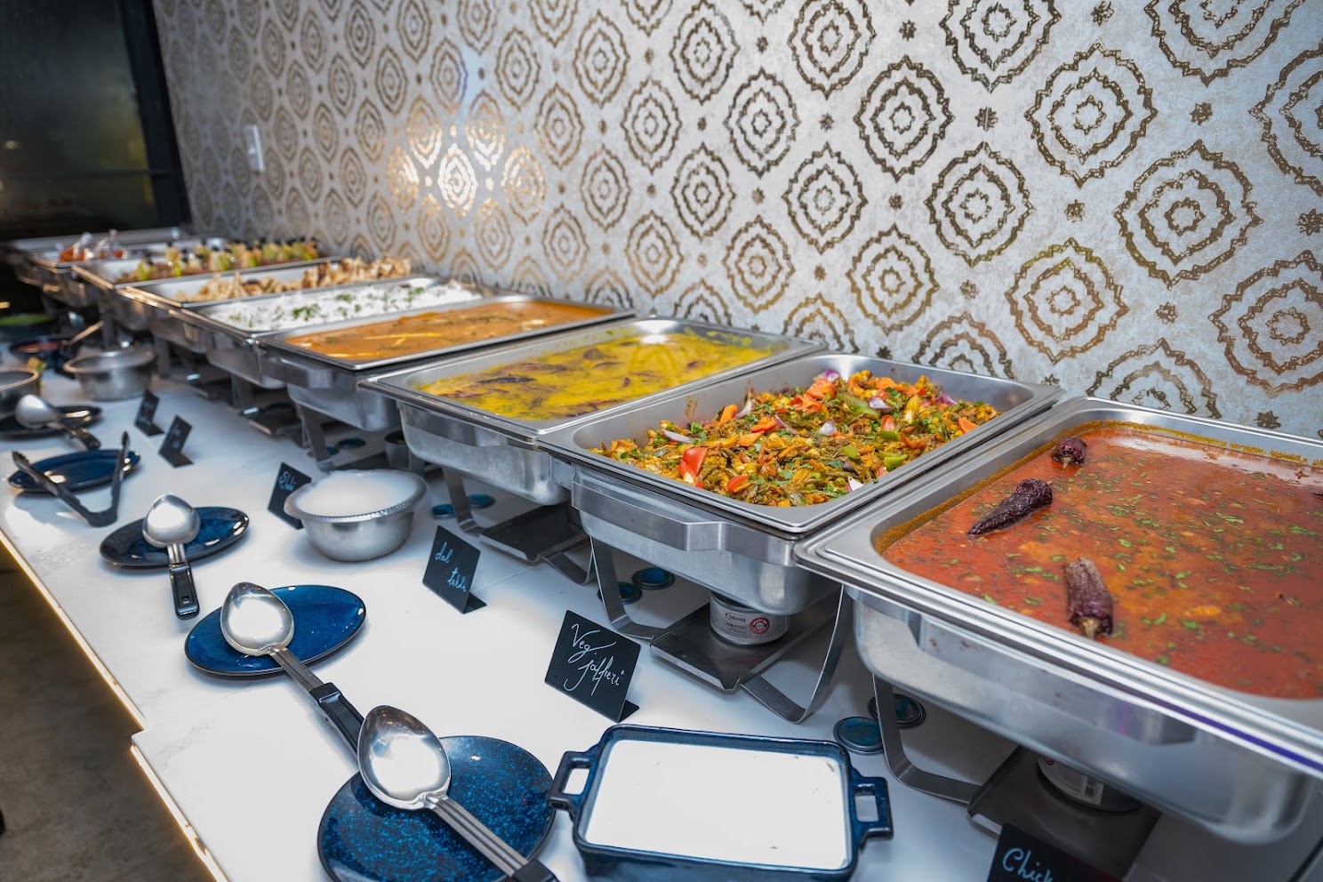 Mejwaani Catering - Elegant food presentation and setup
